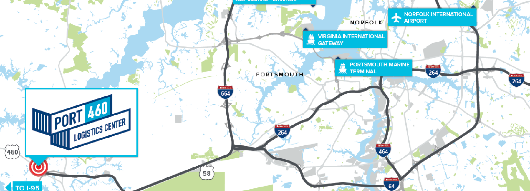 Port 460 Map