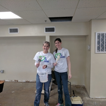 Painting the Rescue Mission Rec Room