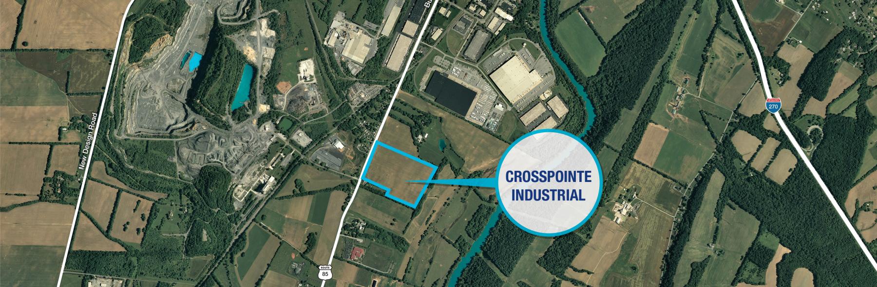 Crosspointe Industrial Aerial